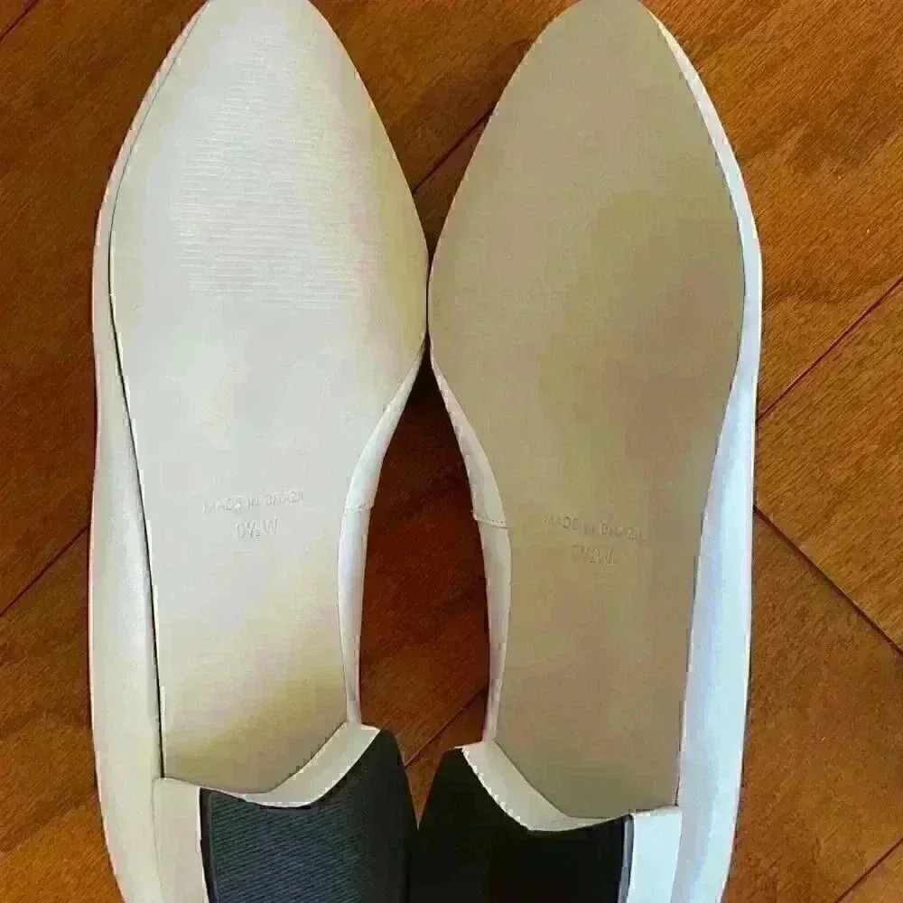 Walking Cradles Heidi White Leather pump Size 9.5 Wide Save $65.00 - Picture 8 of 11